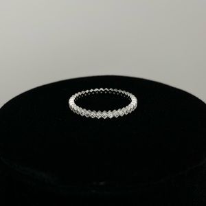 925 Sterling Silver eternity cz ring